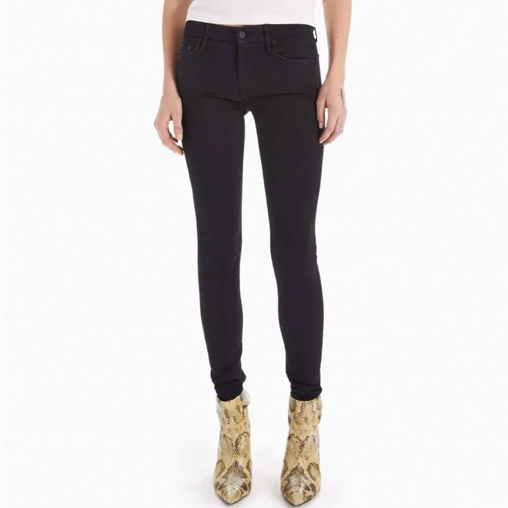 Mother The Looker Black Jeans